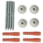Fixation pour chauffe eau 10/120 mur plein lot de 4