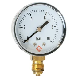 Manometre connexion laterale 10 bars equation