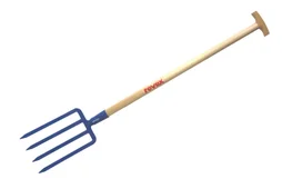Fourche à bêcher acier forgé REVEX manche bois L.90 Cm