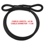 Master Lock 72Eurd Câble Antivol Avec Deux Boucles, 4,5 M 