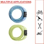 Câble Antivol Masterlock, L.1.2 M X Diam.8 Mm