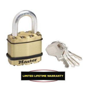 Cadenas À Clé Master Lock Acier Laminé, L.45 Mm