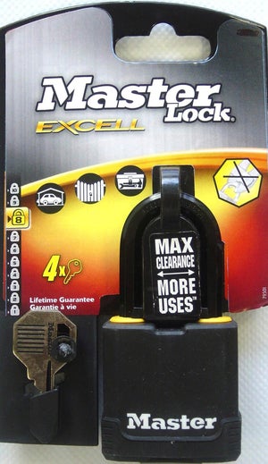 Cadenas À Clé Master Lock Acier Laminé, L.45 Mm