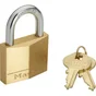 Master Lock 140Eurt Lot De 2 Cadenas À Clé En Laiton, Doré, 6 X 4 X 1,3 Cm