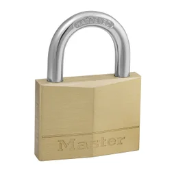Master Lock 150Eurd Cadenas À Clé En Laiton, Doré, 6,8 X 5 X 1,4 Cm