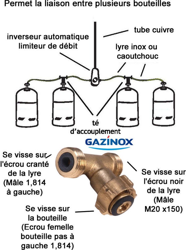 Inverseur Automatique Pour Gaz Propane 1Ère Détente, Gazinox