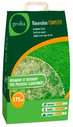 Gazon réparation GEOLIA 175 m²