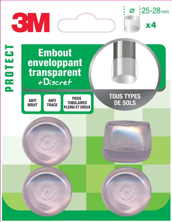 Lot De 4 Embouts En Plastique 3M