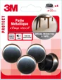 Lot De 4 Patins En Métal À Clouer 3M Diam. 30Mm