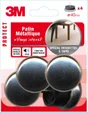 Lot De 4 Patins En Métal À Clouer 3M Diam. 40Mm