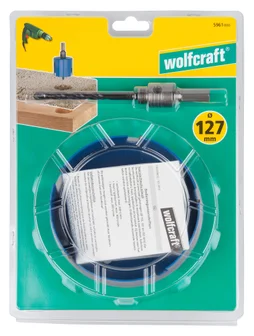 Trépan Multi-Matériaux Wolfcraft, Diam.127 Mm