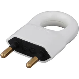 Fiche mâle 2 pôles, 6A, LEGRAND