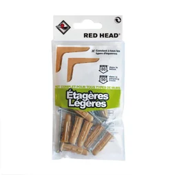Kit Chevilles À Expansion Etagère Légère Red Head, Diam.8 X L.32 Mm