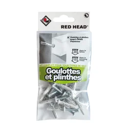 Kit Chevilles À Expansion Goulotte Et Plinthe Red Head, Diam.5 X L.25 Mm