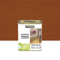 Vernis Meuble Et Objet Vernis Meubles Et Objets Luxens, Acajou Satiné, 0.25L