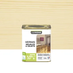 Vernis meuble et objet LUXENS, incolore satiné, 0.25l