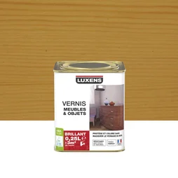 Vernis Meuble Et Objets Vernis Meubles Et Objets Luxens, Chêne Doré Brillant, 0.