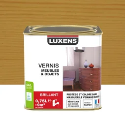 Vernis Meuble Et Objets Vernis Meubles Et Objets Luxens, Chêne Doré Brillant, 0.