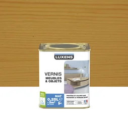 Vernis Meuble Et Objet Vernis Meubles Et Objets Luxens, Chêne Doré Mat, 0.25L