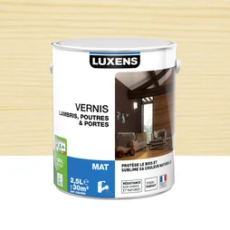 Vernis Poutre Et Lambris  Luxens, Incolore Mat, 2.5L