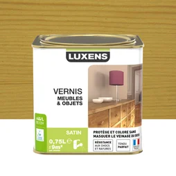 Vernis Meuble Et Objets Vernis Meubles Et Objets Luxens, Chêne Clair Satiné, 0.7
