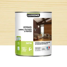 Vernis Poutre Et Lambris Satin, Luxens, Incolore Satiné, 2.5L