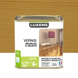 Vernis Meuble Et Objets Vernis Meubles Et Objets Luxens, Chêne Doré Satiné, 0.75