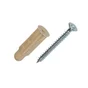 Lot De 15 Cheville Et Vis Batifix, Diam.8 X L.32 Mm