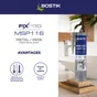 Colle joint int/ext polymere bostik fixpro msp116 metal/inox c290ml