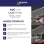 Colle joint int/ext polymere bostik fixpro msp116 metal/inox c290ml