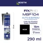 Colle joint int/ext polymere bostik fixpro msp104 auto/bateau noir 290