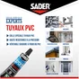 Colle d'assemblage tuyaux pvc sader experts tube 55ml