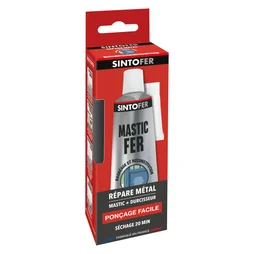 Colle de réparation SINTO Sintofer, répare métal, 115 g blanc