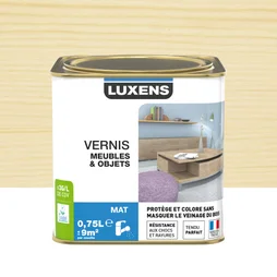 Vernis Meuble Et Objet  Luxens, Incolore Mat, 0.75L