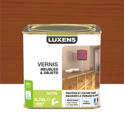 Vernis Meuble Et Objet Vernis Meubles Et Objets Luxens, Acajou Satiné, 0.75L