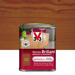 Vernis Meuble Et Objet V33, Acajou Clair Brillant, 0.25L
