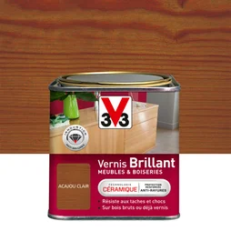 Vernis Meuble Et Objet V33, Acajour Clair Brillant, 0.75L
