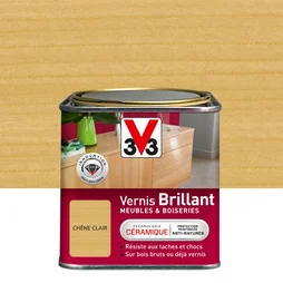 Vernis Meuble Et Objet V33, Chêne Clair Brillant, 0.75L
