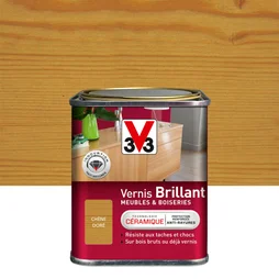 Vernis Meuble Et Objet V33, Chêne Doré Brillant, 0.25L