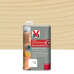 Huile Plan De Travail Resist'Activ V33 Incolore Mat 0.5 L