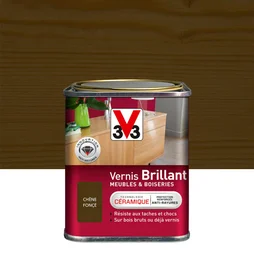 Vernis Meuble Et Objet V33, Chêne Foncé Brillant, 0.25L