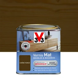 Vernis Meuble Et Objet V33, Chêne Foncé Mat, 0.75L