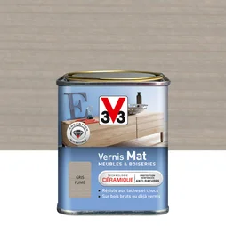 Vernis Meuble Et Objet V33, Gris Mat, 0.25L