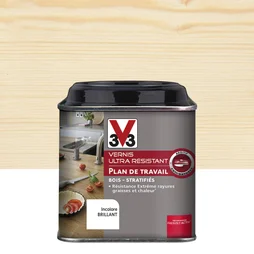 Vernis Plan De Travail Resist Activ V33, Incolore Brillant, 0.5L