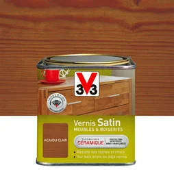 Vernis Meuble Et Objet V33, Acajour Clair Satiné, 0.75L