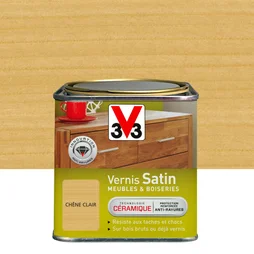 Vernis Meuble Et Objet V33, Chêne Clair Satiné, 0.75L