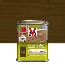 Vernis Meuble Et Objet V33, Chêne Foncé Satiné, 0.25L