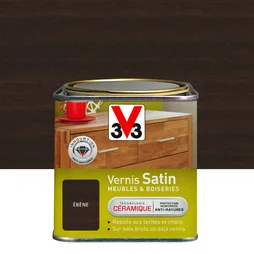 Vernis Meuble Et Objet V33, Ébène Satiné, 0.75L