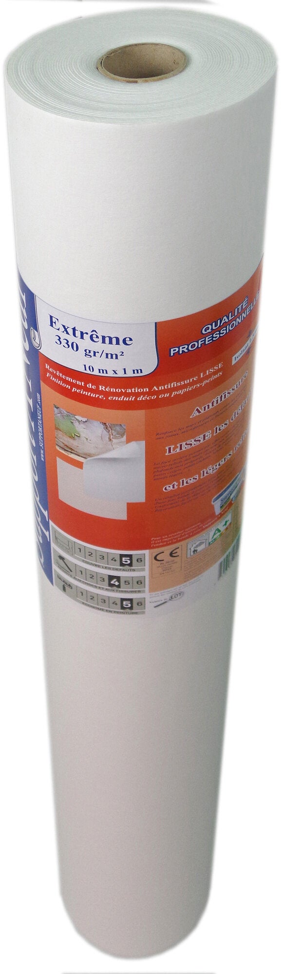 Revêtement de rénovation sur intissé 330 g/m² extrême 10 m