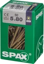 Lot De 50 Vis Acier Tête Fraisée Pozidriv Spax, Diam.5 Mm X L.80 Mm